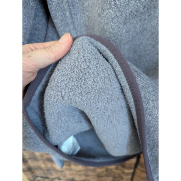 Eddie Bauer Fleece Pullover Sweater Women's Large Purple Gorpcore Hiking Camping - Picture 6 of 8